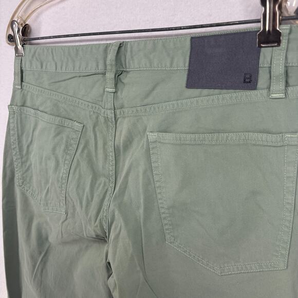 BONOBOS Jeans Mens 31x30 Premium 4-Way Stretch Slim Denim Cotton Stretch Green - Picture 8 of 16